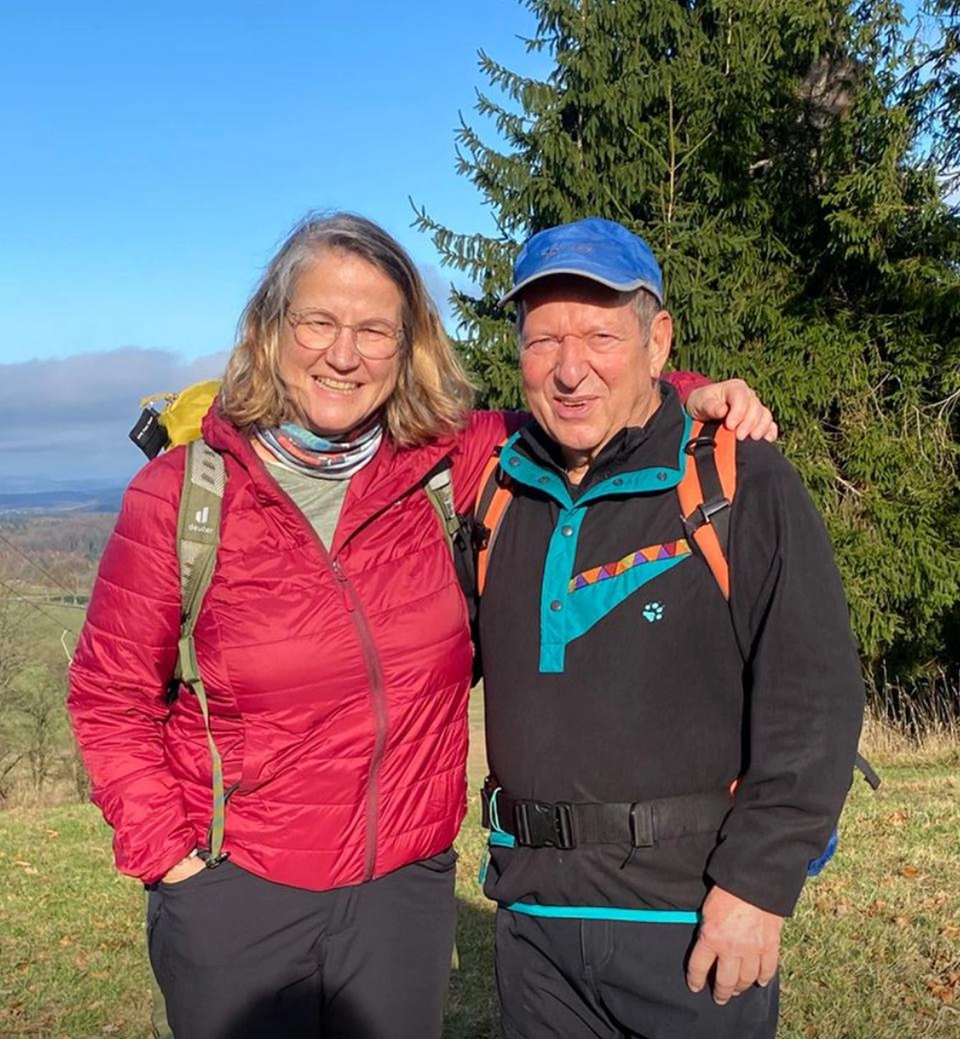 Blick auf die Natur von Wanderherz gemeinsam wandern
